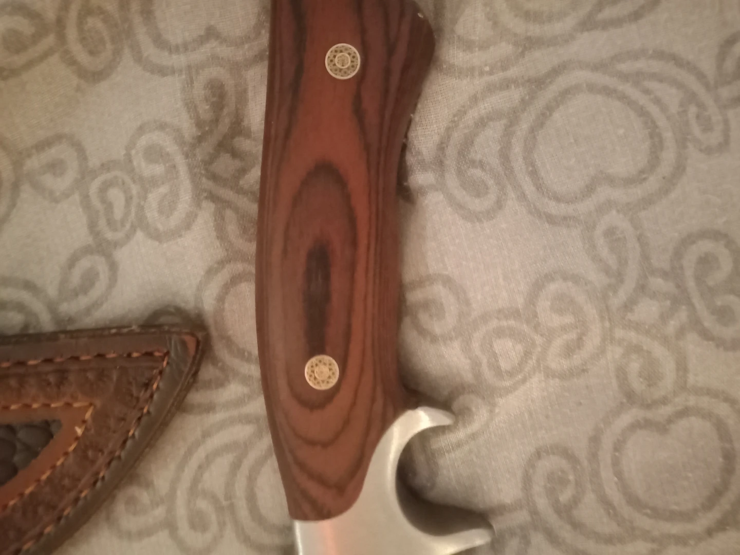 Fixed Blade Knife with Leather Sheath - photo 3