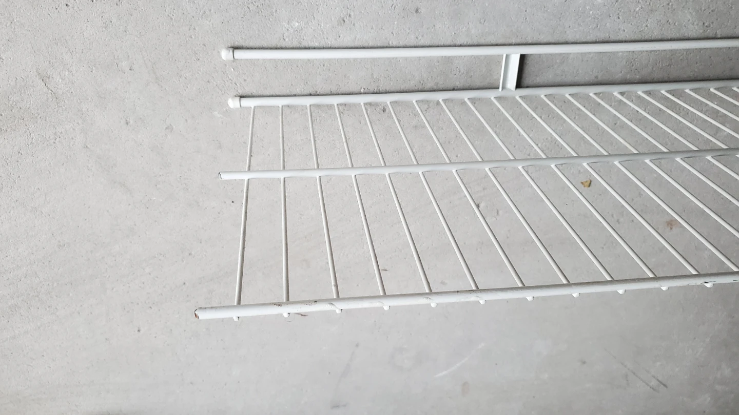 White Wire Closet Shelf - photo 3
