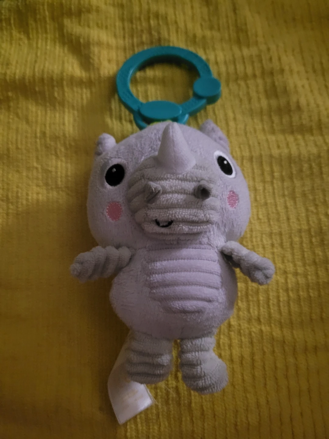 Bright Starts Take 'n Shake Rhino On-the-Go Toy.
