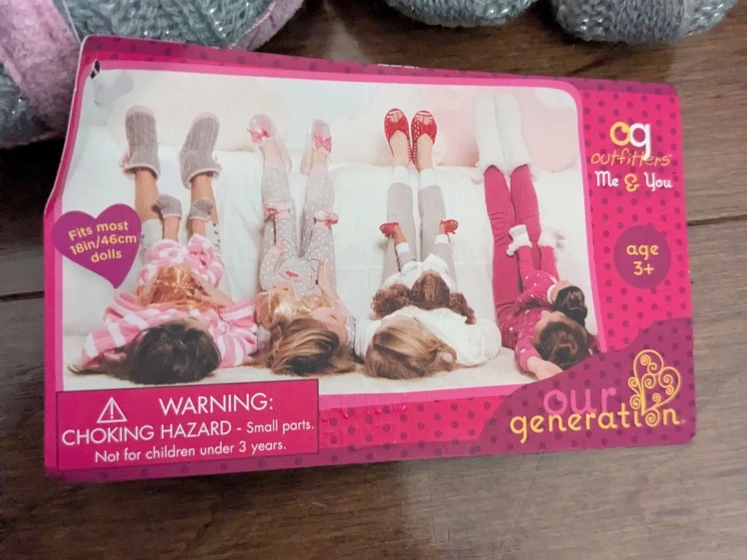 New Our Generation slipper for 3+. And  Doll Slipper - photo 3