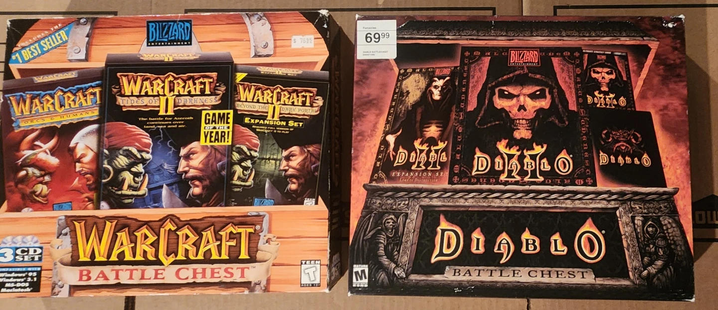 Warcraft and Diablo Battle Chest PC Game Collection - photo 2