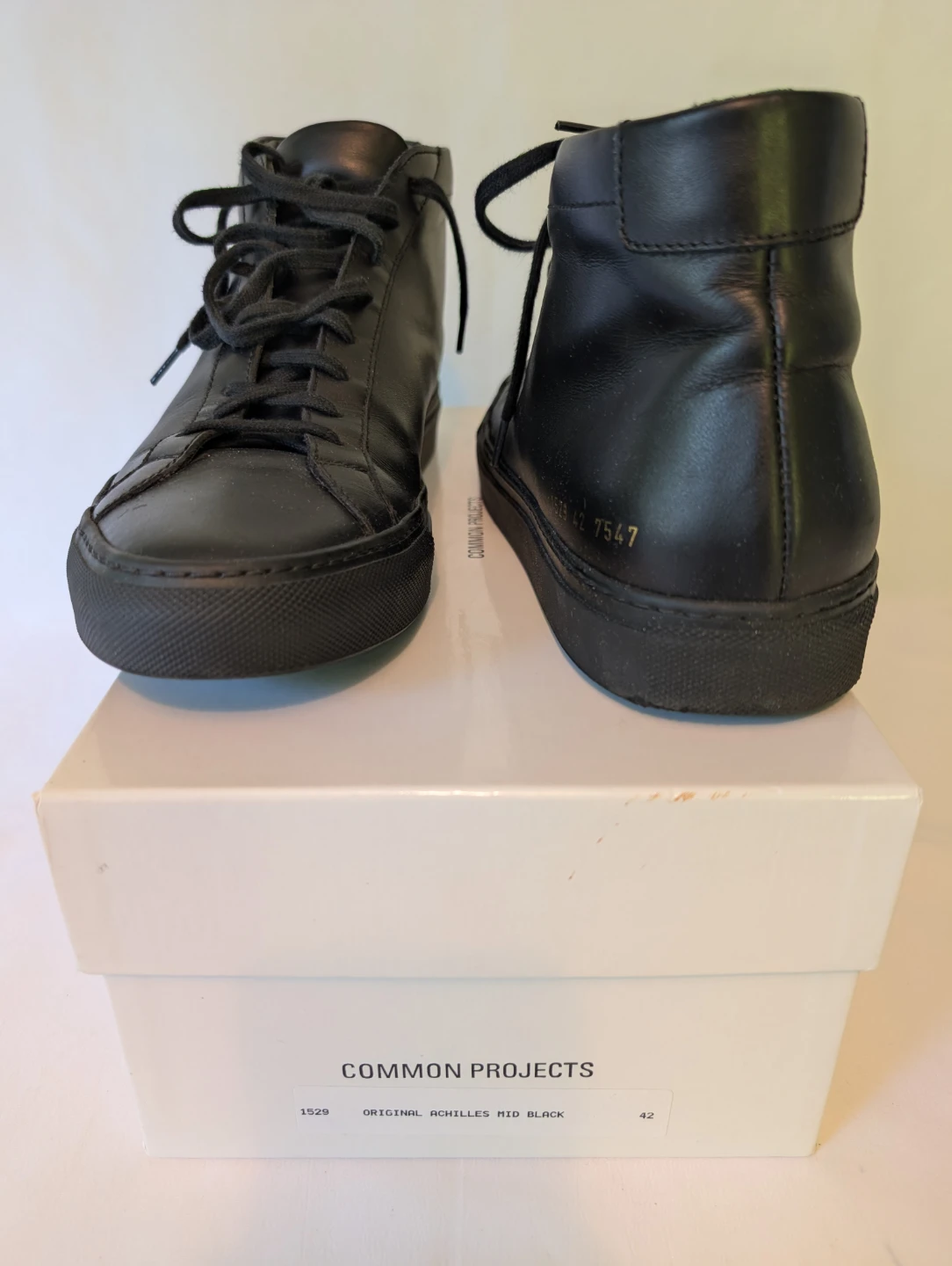 Common Projects Original Achilles Mid Black - photo 3