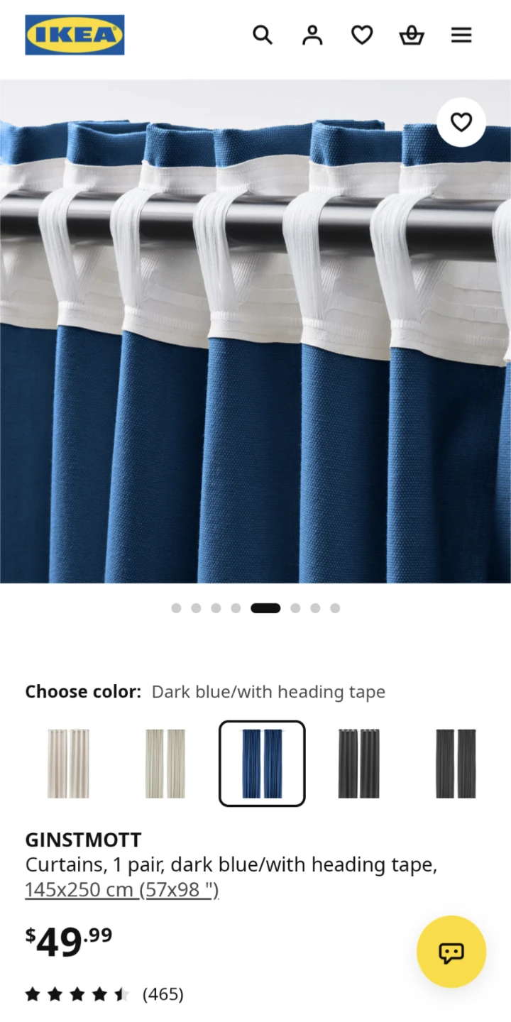 IKEA Ginstmott curtains - 2 sets - photo 3