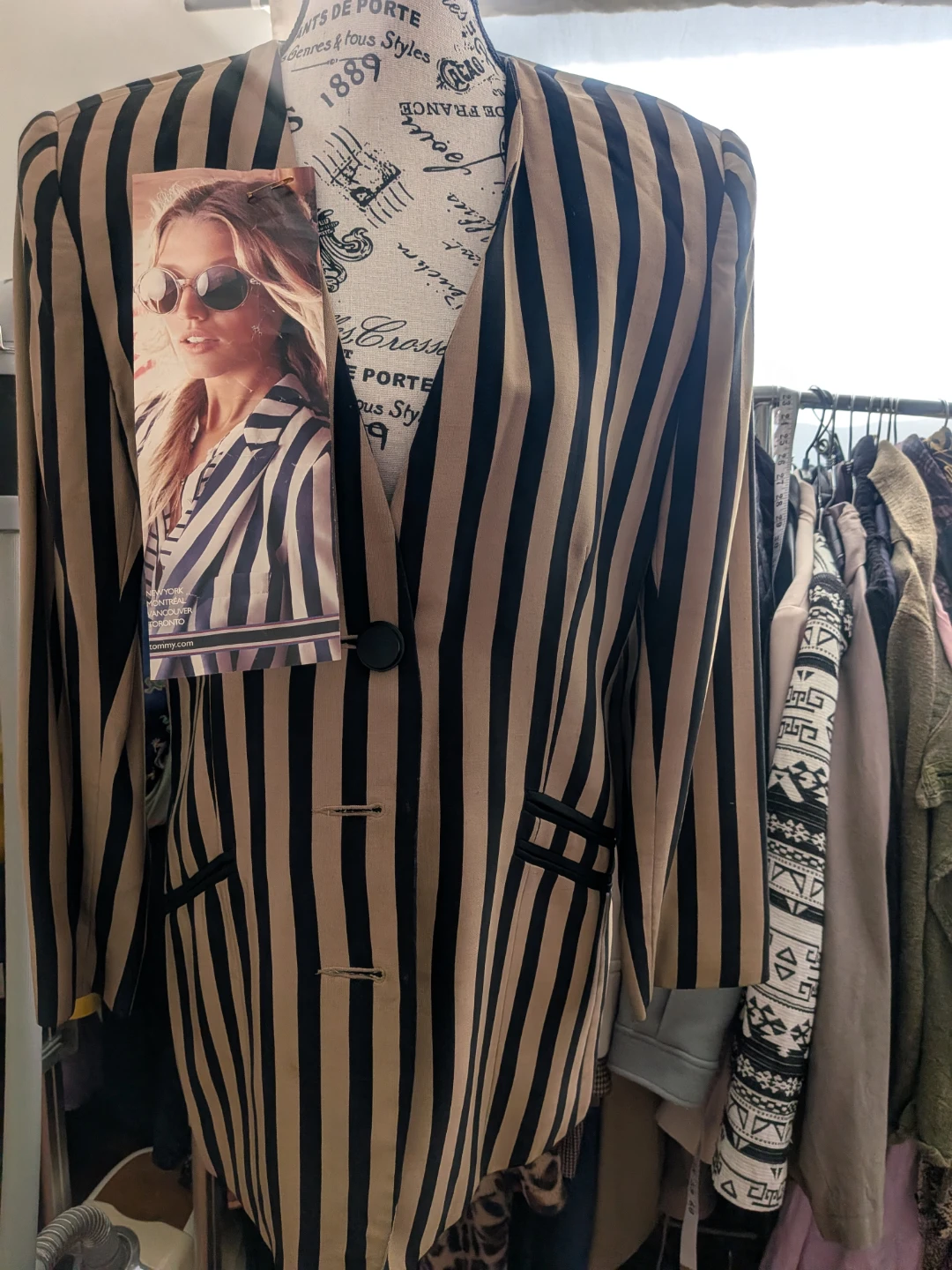 Liptons Striped Blazer