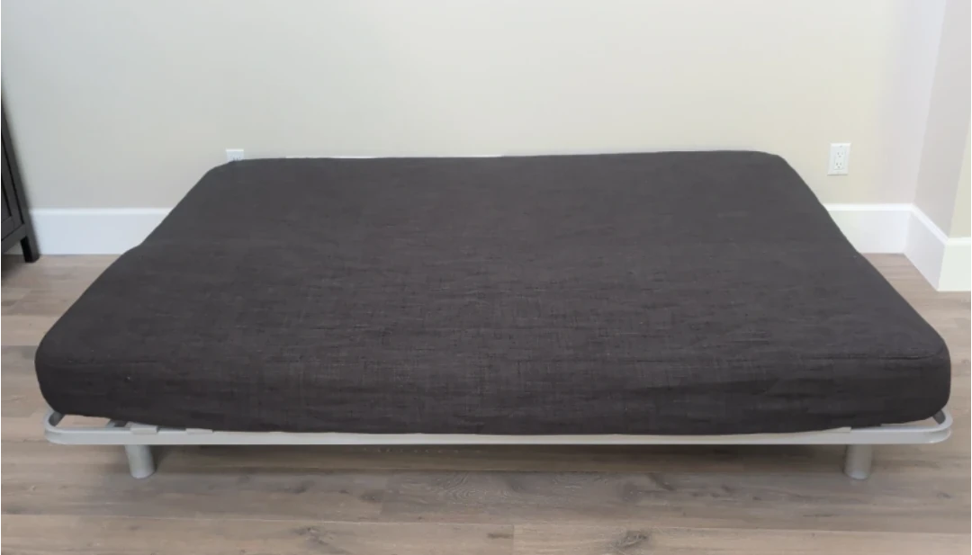 IKEA Futon / Sofa Bed + Charcoal Gray Cover (BEDDINGE / NYHAMN) - photo 2