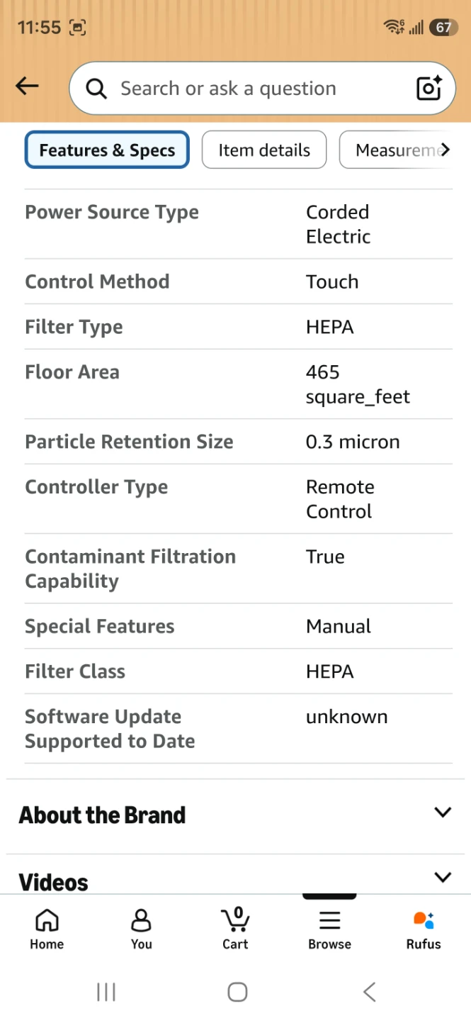 Honeywell HPA300C True HEPA Air Purifier - photo 2