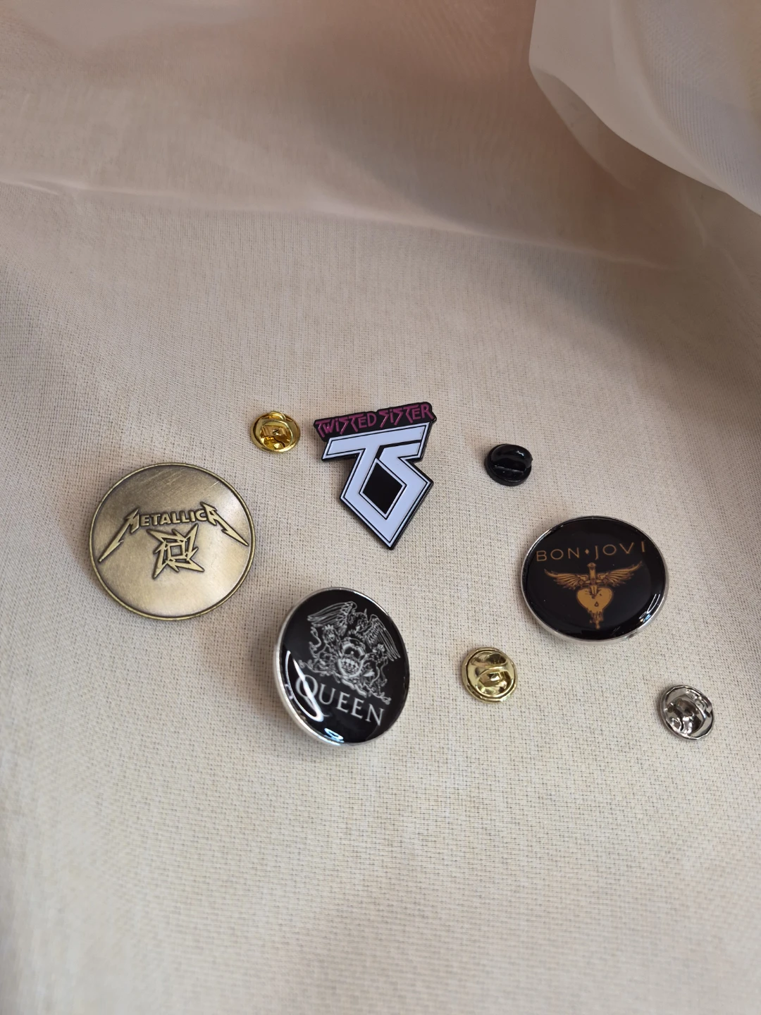 Collectible Band Lapal Hat Pins