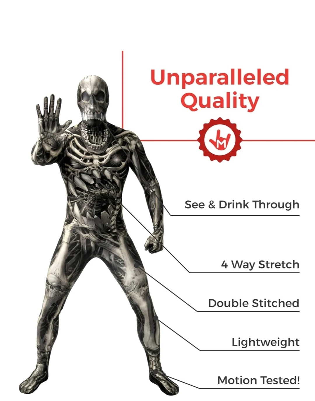 NEW Morphsuits Costume Full-Body Spandex Stretchy - photo 3