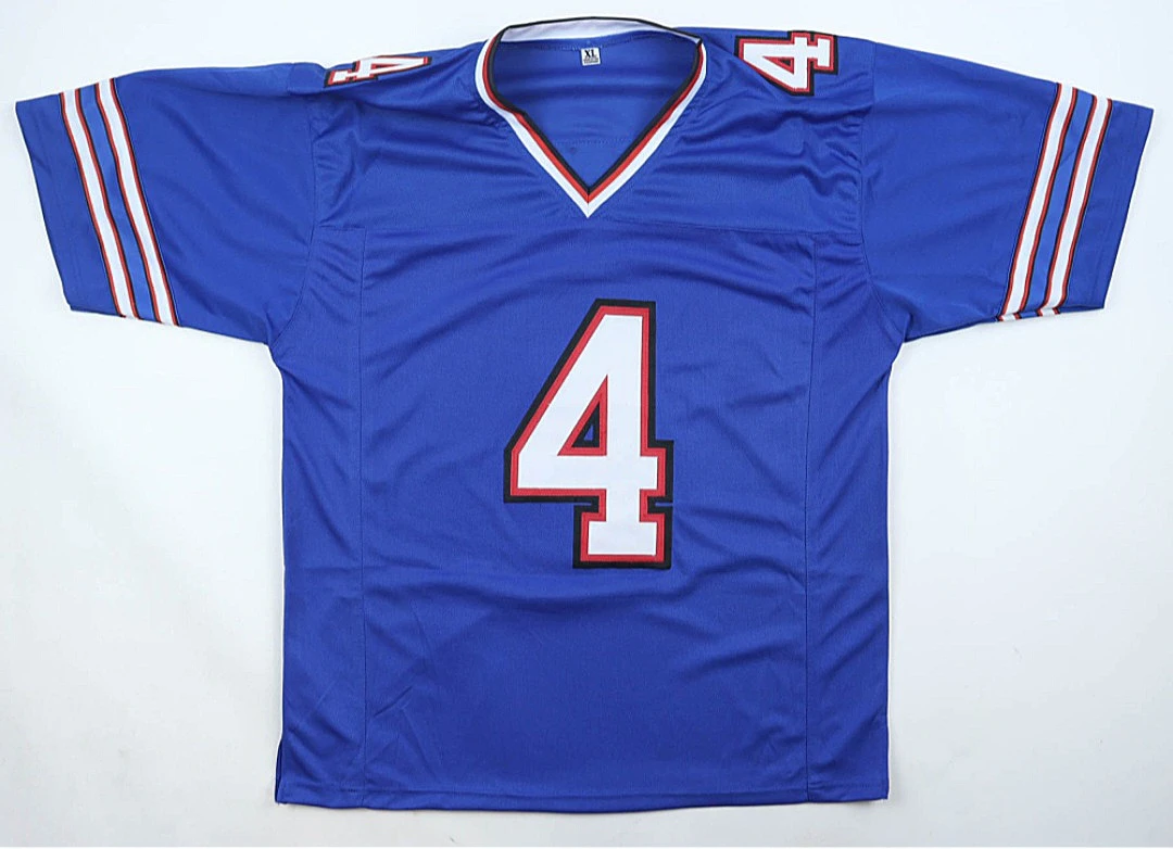 Custom Autographed James Cook Buffalo Bills Jersey - photo 3