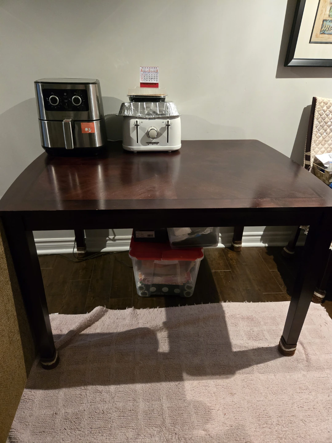 Dining table plus 4 chairs