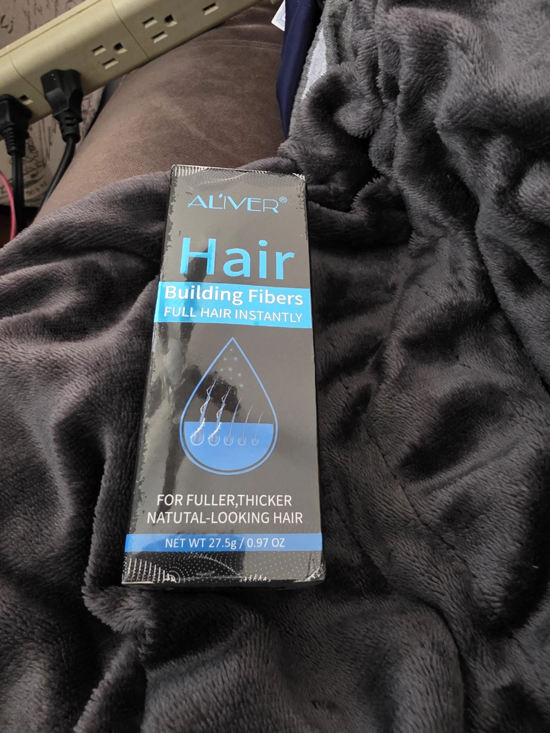 Aliver Hair Building Fibers Dark Brown 27.5g