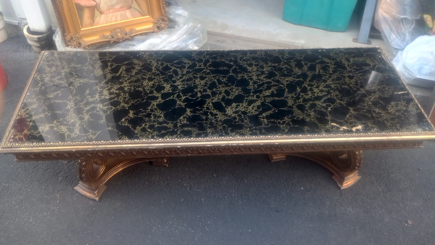 Vintage Ornate Coffee Table - photo 2