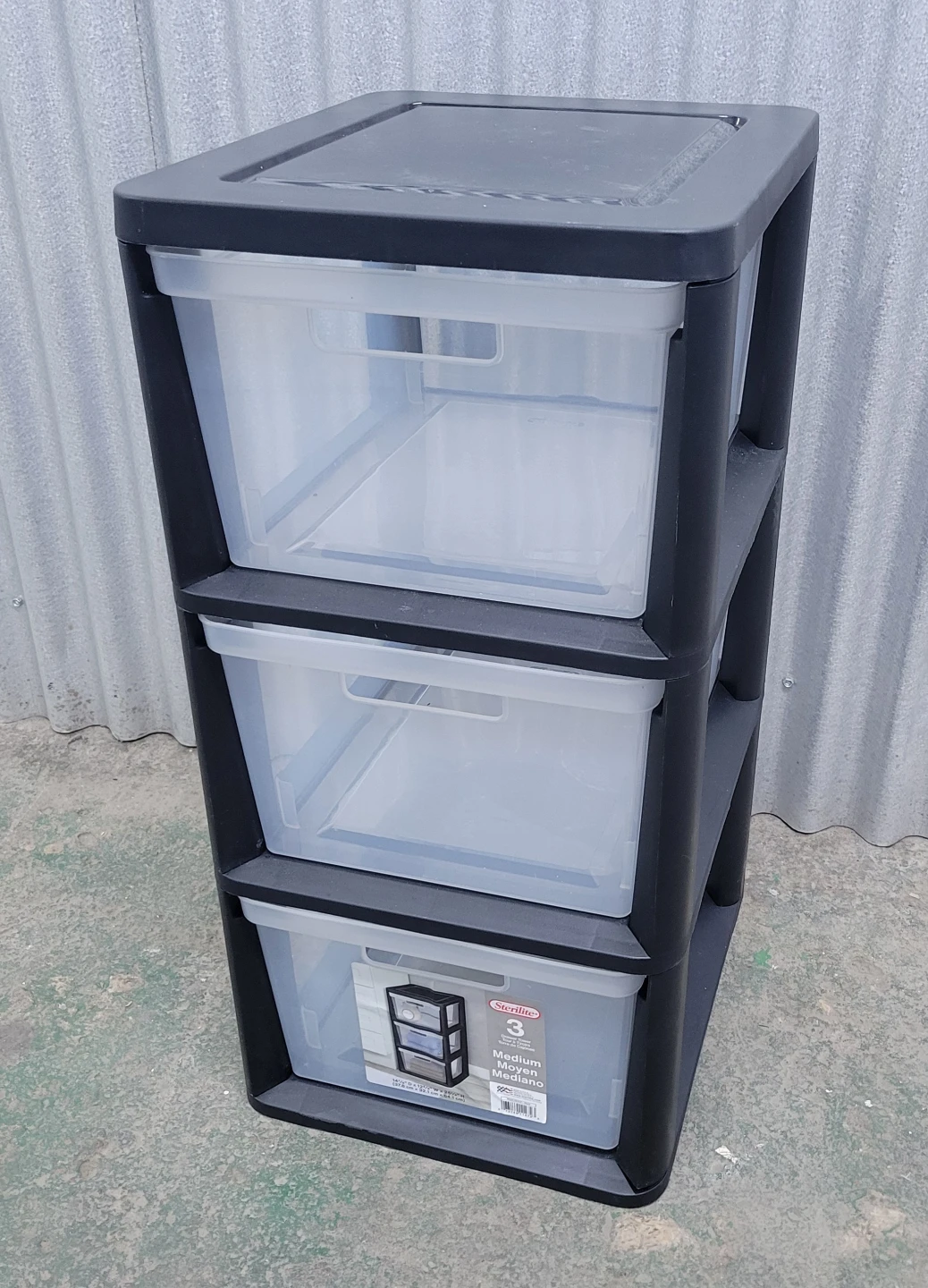 Sterilite 3-Drawer Medium Storage Unit