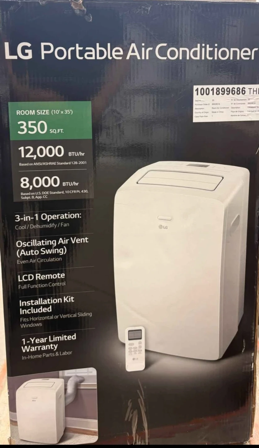 LG 12,000 BTU Portable Air Conditioner