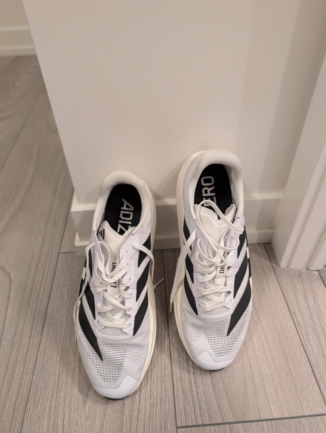 adidas Adizero Dropset 3 Training Shoes – White/Black – Like New