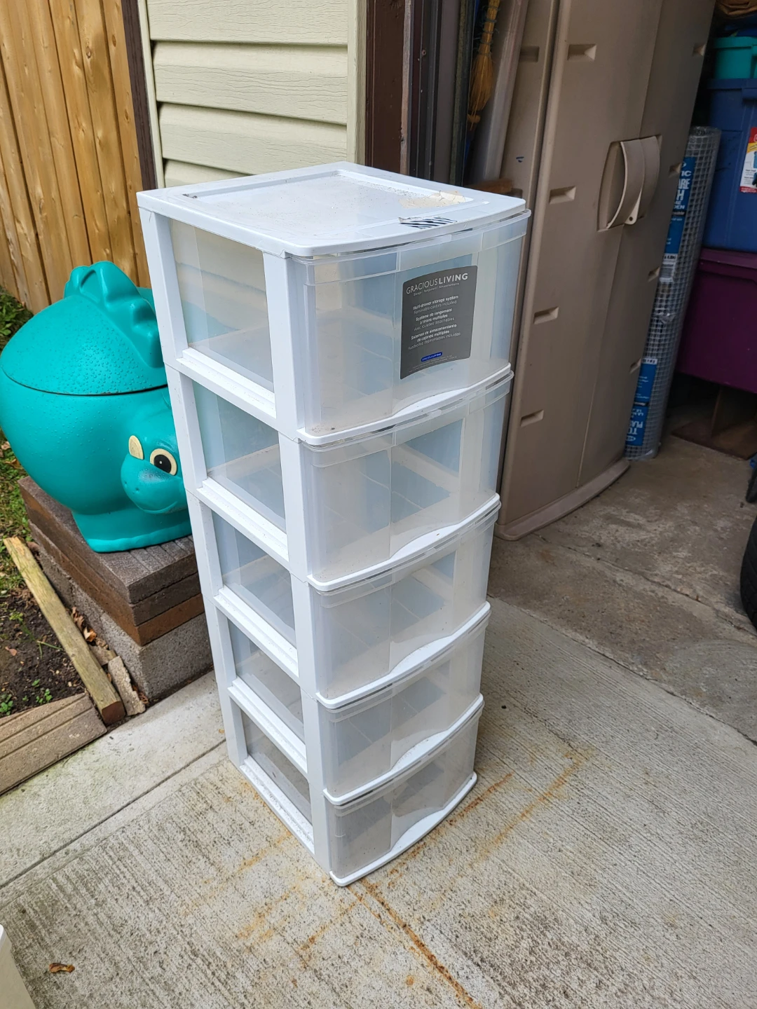Gracious Living 5-Drawer Storage Unit