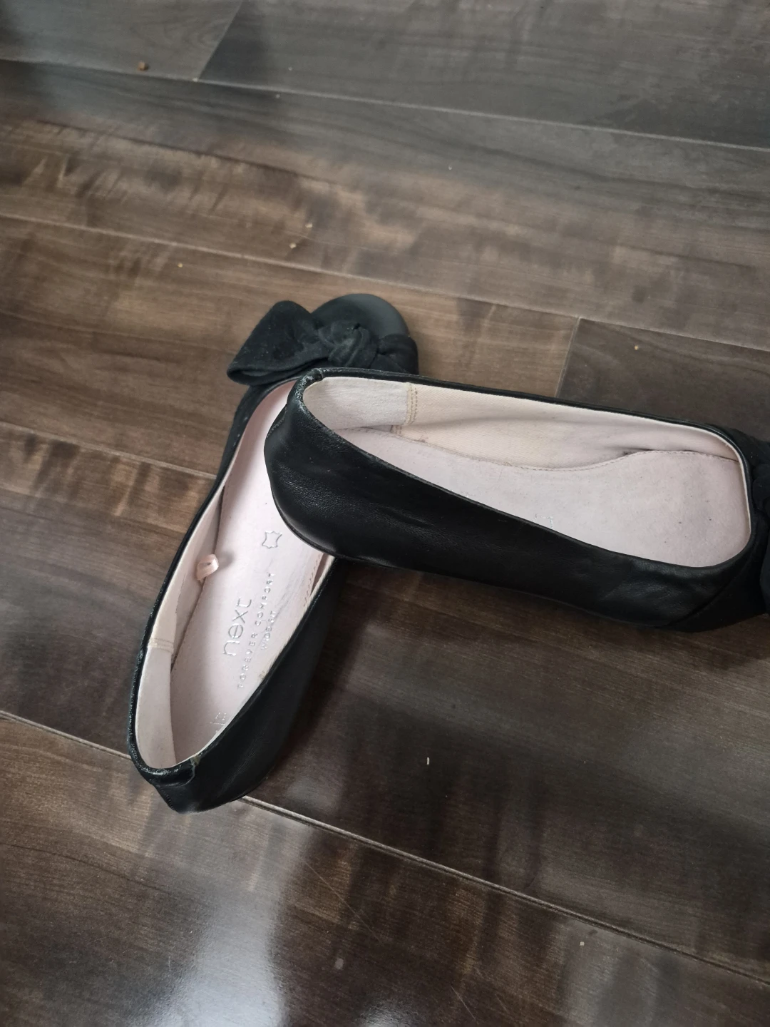 Brand new Next Forever Comfort Black Bow Ballet Flats - photo 2