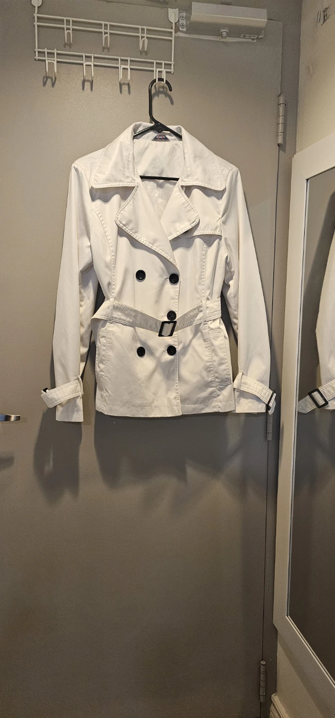 Pimkie White Trench Coat