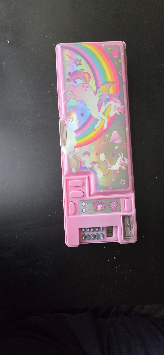 Unicorn Design Multi-Functional Pencil Case