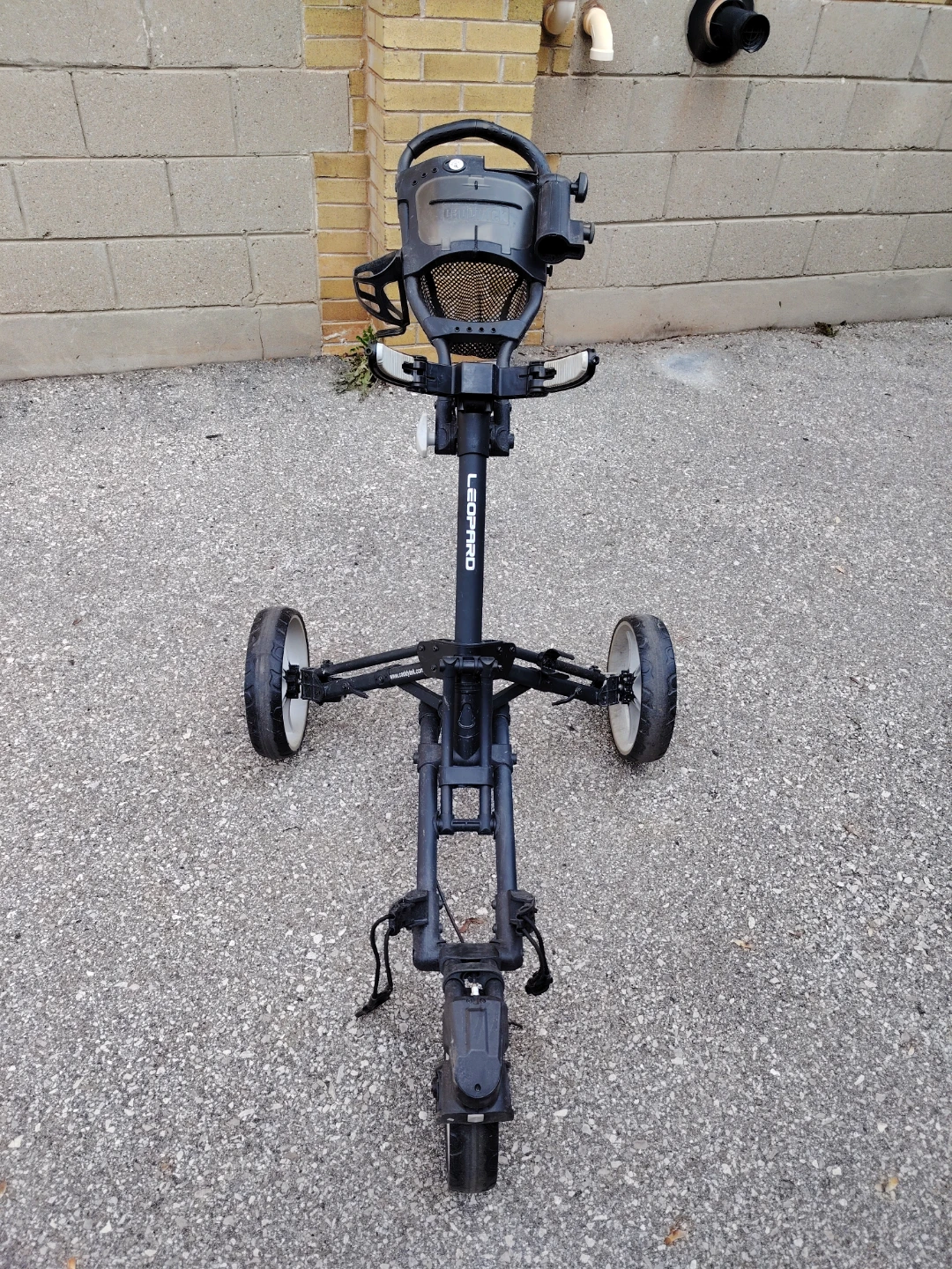 CaddyTek 3-Wheel Leopard Golf Push Cart - photo 2