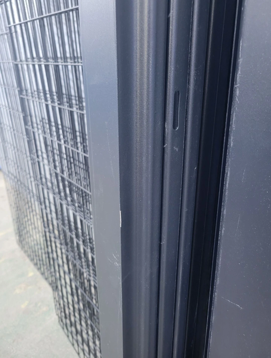 Black Metal Grid Panels and Support Beams - photo 4