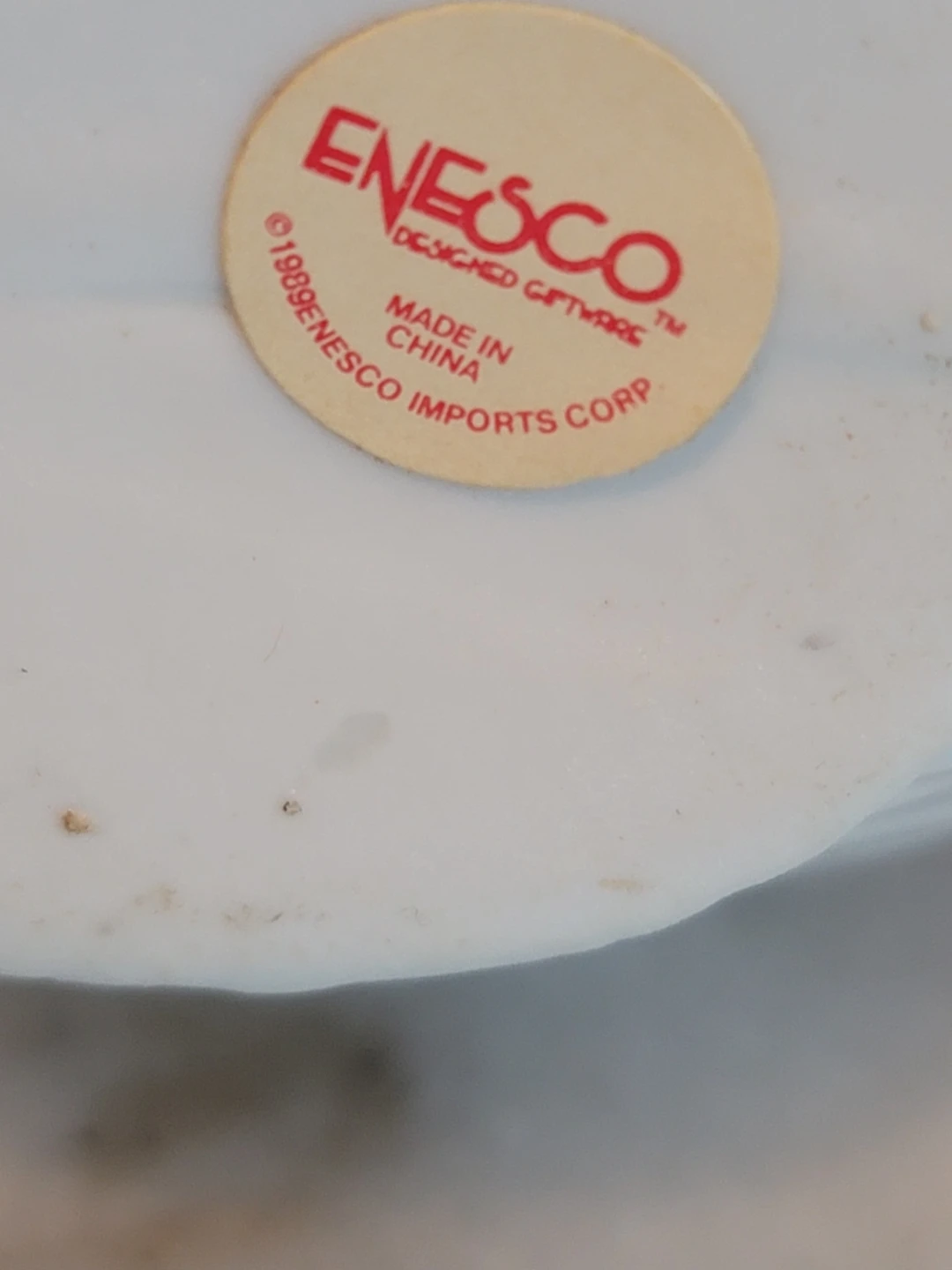 Enesco Ceramic Rose Basket Figurine - photo 3