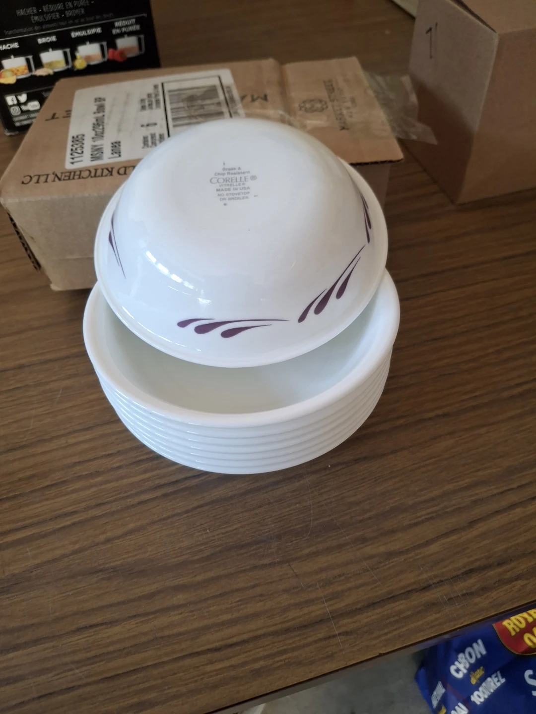 Corelle Vitrelle Bowls, Set of 8