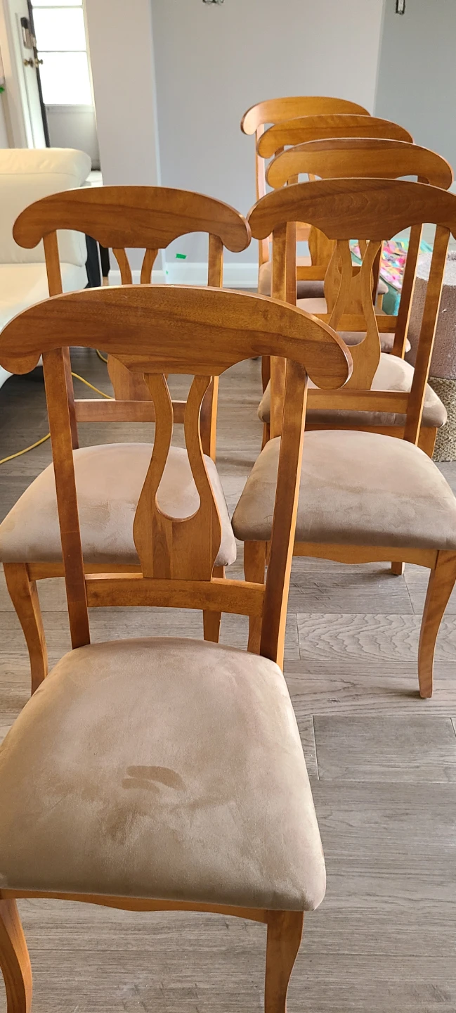 Set of 6 Bermex Wooden Dining Chairs & table - photo 2