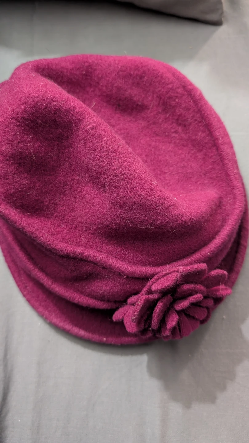 Magenta Parisean Felt Hat - photo 3