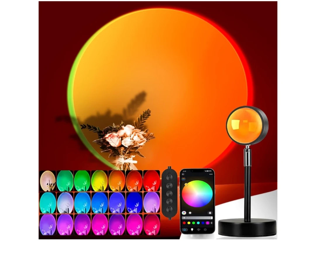 Easeking LED Sunset Lamp Projector