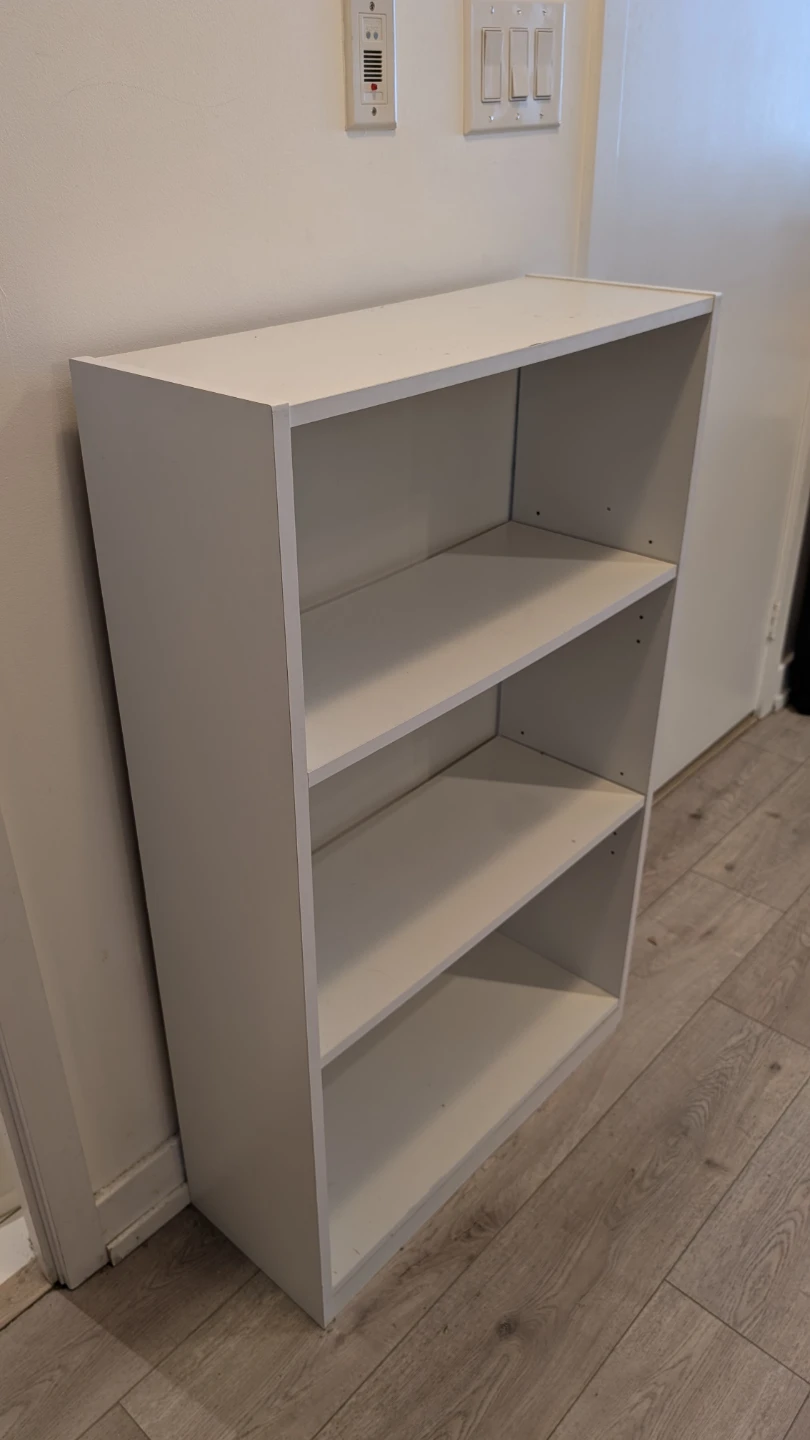 White book shelf - photo 2