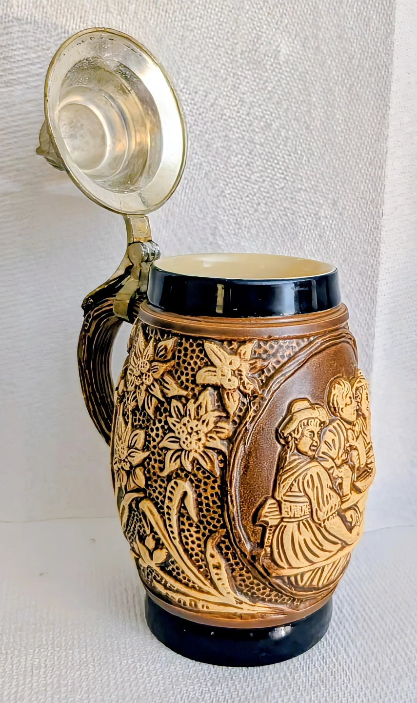 Vintage Original King Beer Stein - 7" X 5" - photo 3