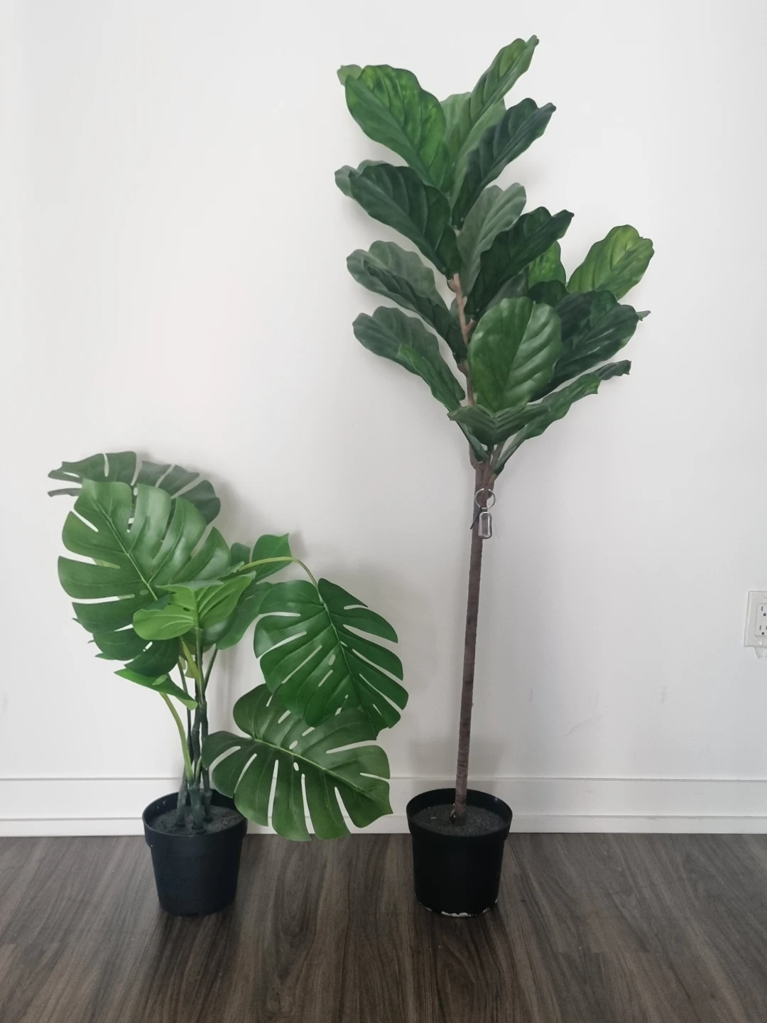 Two IKEA FEJKA Artificial Potted Plants