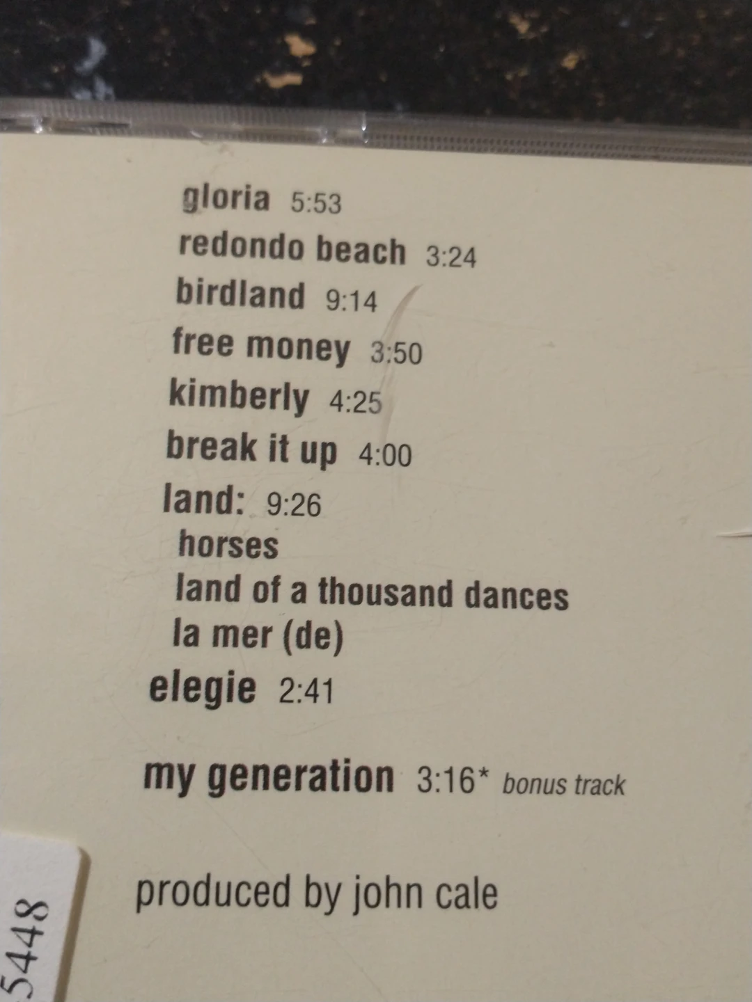 Amazing Patti Smith Horses CD, like new - photo 4