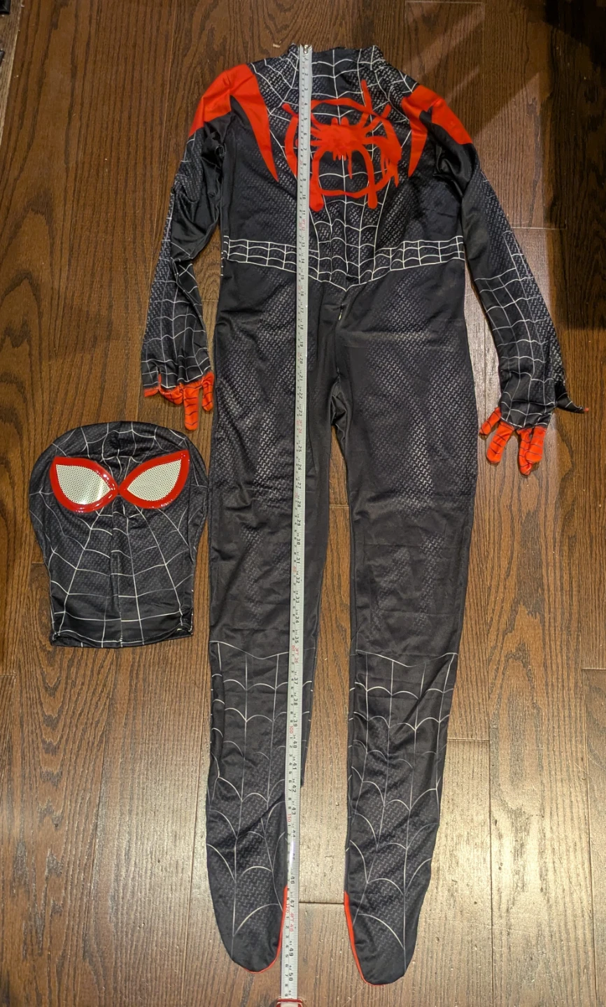 Black/red kids Spiderman costume with mask (4 - 6)