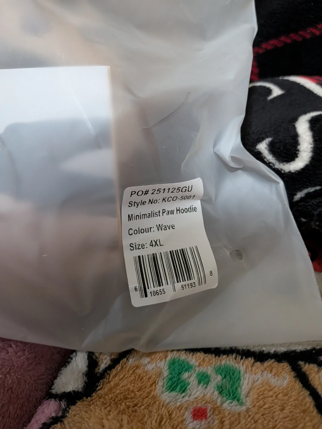 Comfrt Minimalist Paw Hoodie 4XL