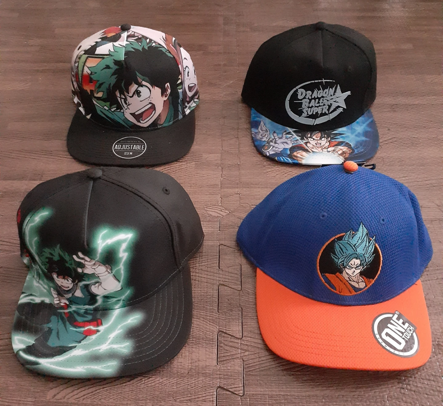 ALL FOR $15 or $5 each BRAND NEW 4 DRAGON BALLZ Snapback Hats