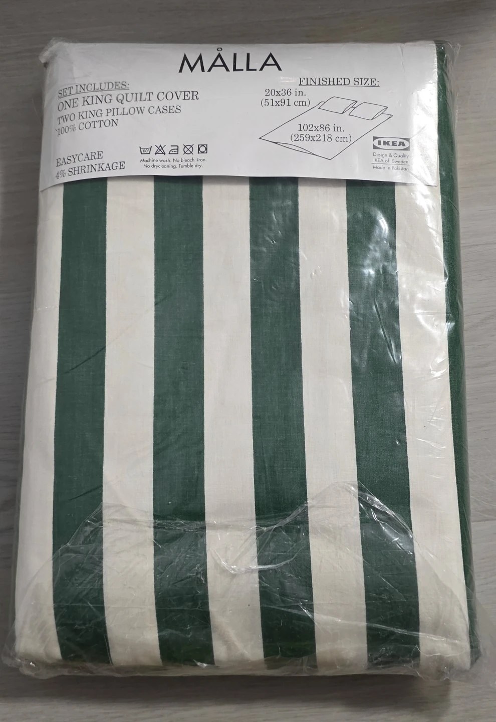 NEW - IKEA Quilt Cover and Pillow Cases