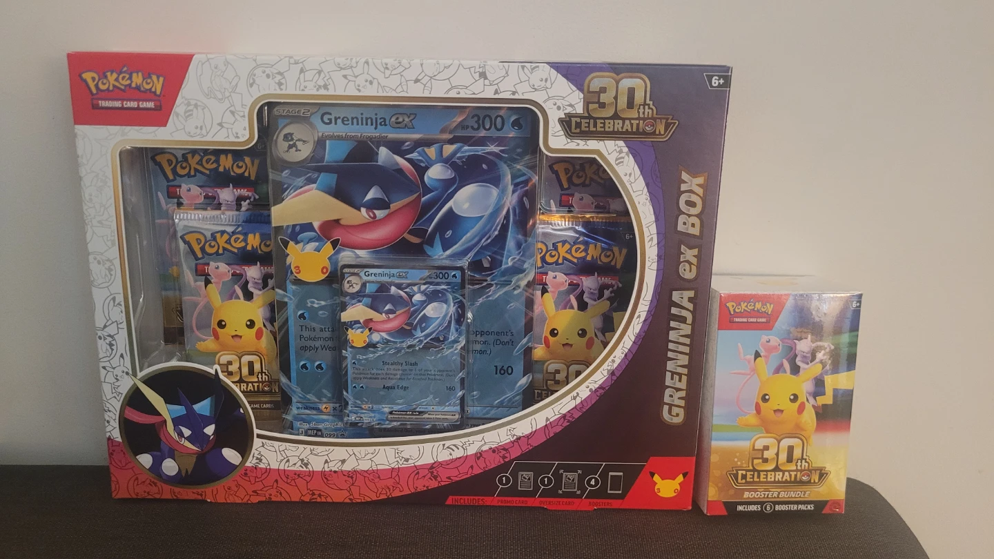 Pokemon TCG 30th Celebration EX Box and Booster Bundle