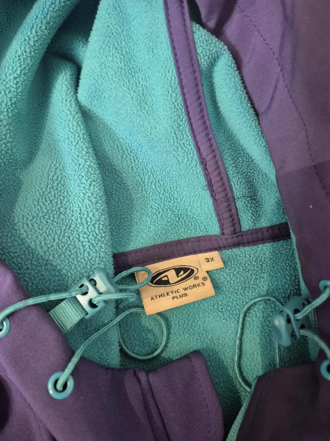 Athletic Works Plus Size 3X Fleece Lined Jacket - photo 2
