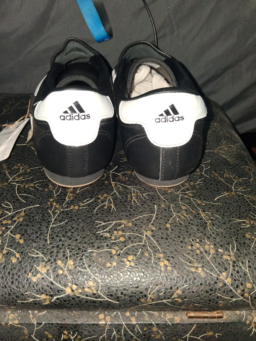 Adidas Taekwondo Shoes Black and White - photo 2