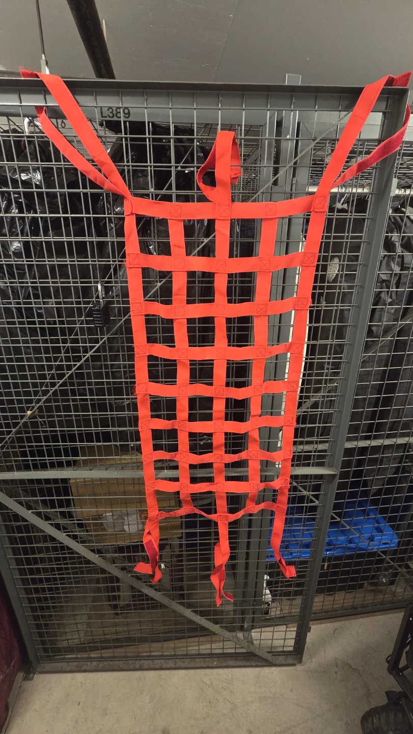 Jeep Wrangler Heavy-Duty Red Cargo / Roll Bar Net 🔥 - photo 4