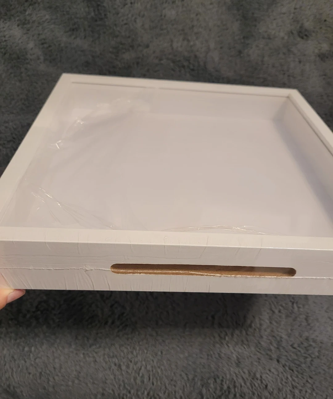 White Square Shadow Box / display Frame - photo 3