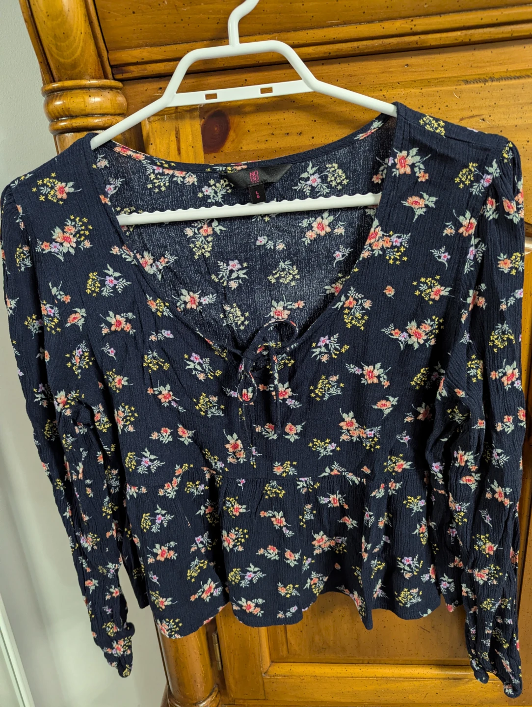 Floral Peplum Crop Top