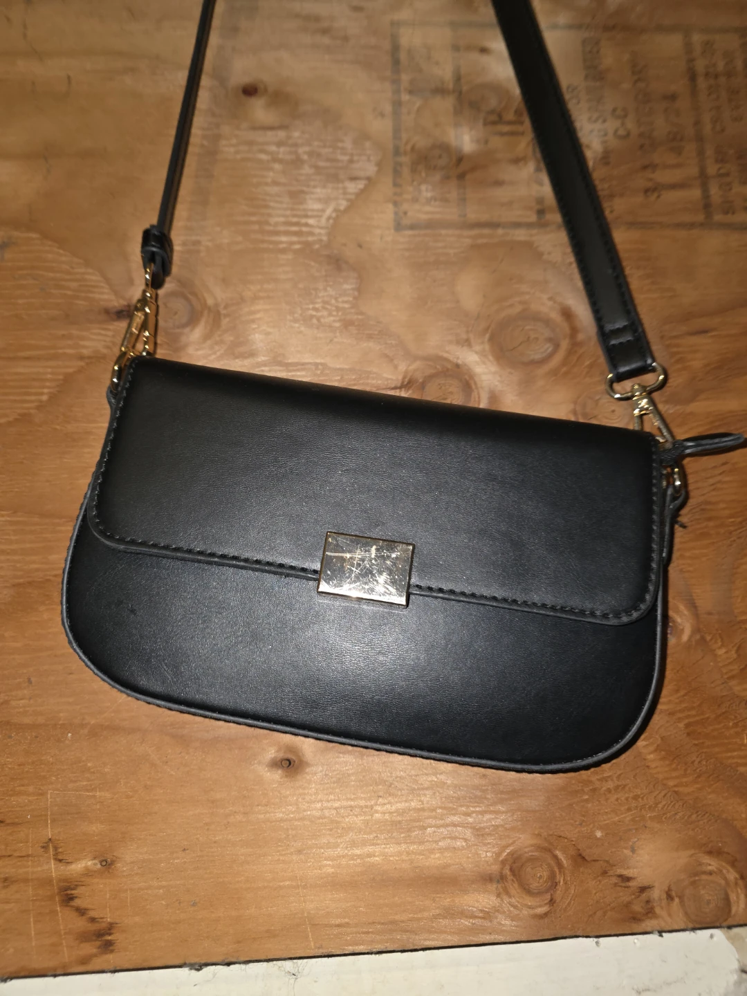 Black crossbody bag