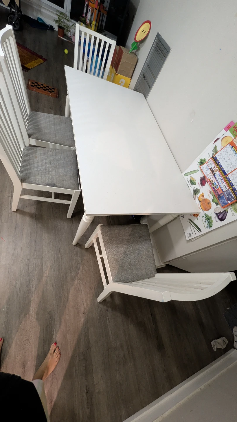 White Dinner Table from IKEA - photo 5