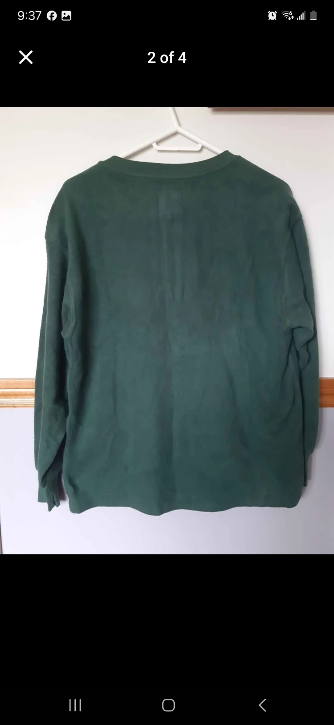 Aerie Green Henley Top - photo 2