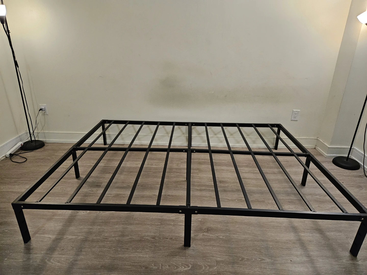 Black Metal Bed Frame - photo 3