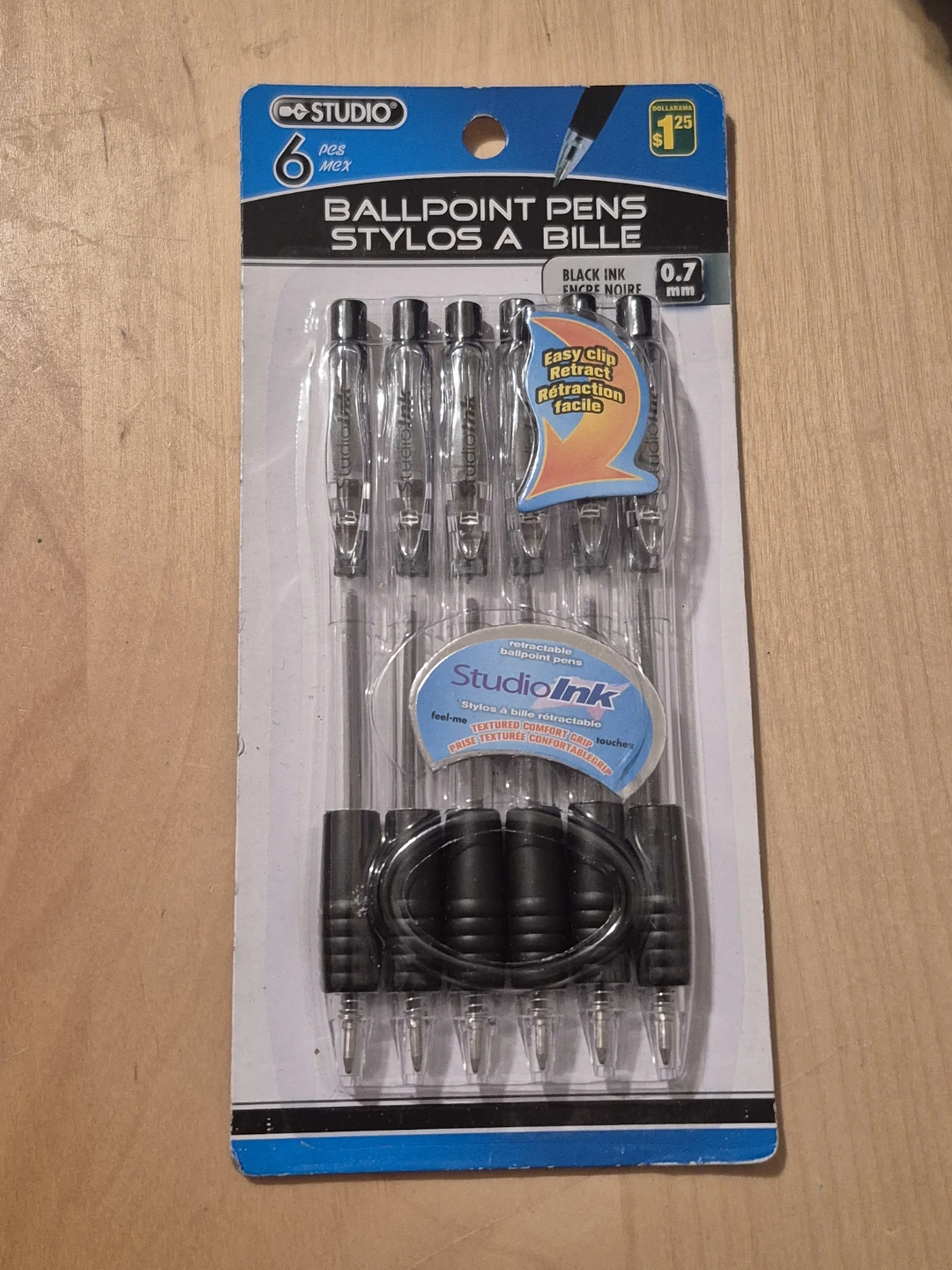 BNIB)Studio Ink Ballpoint Pens 6-Pack