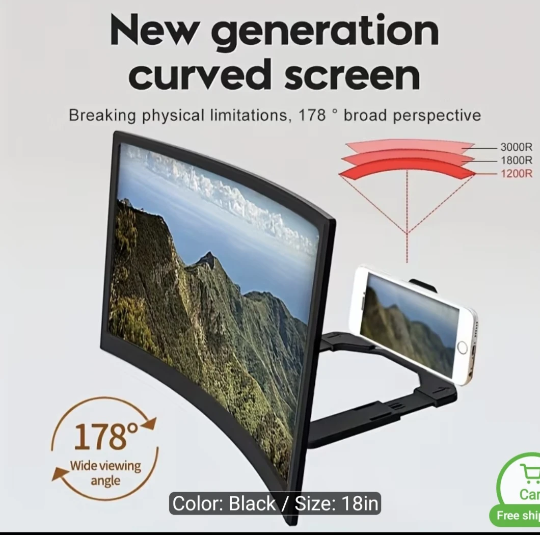 Vismax Curved Screen Mobile Amplifier 18 inch